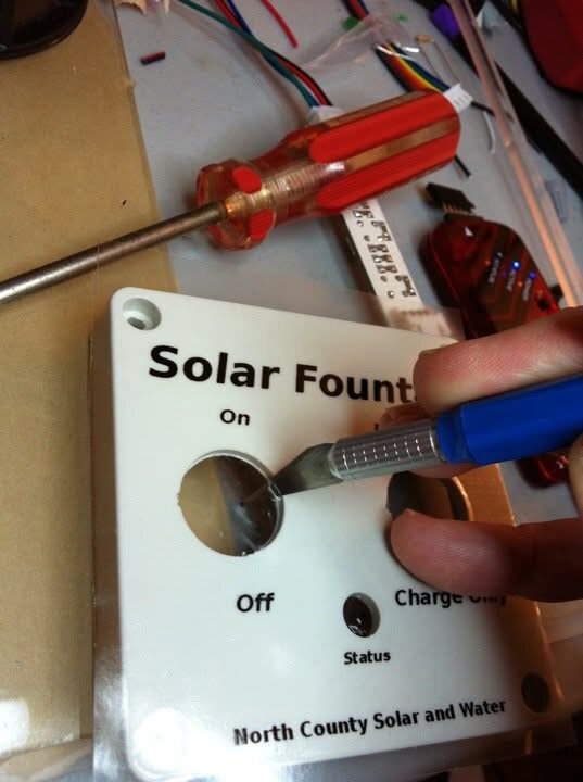 Cutting controller labels and stickers
