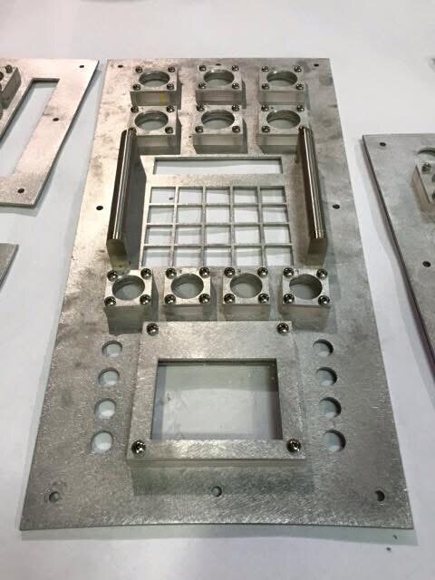 Simpsons workstation cutout before installation