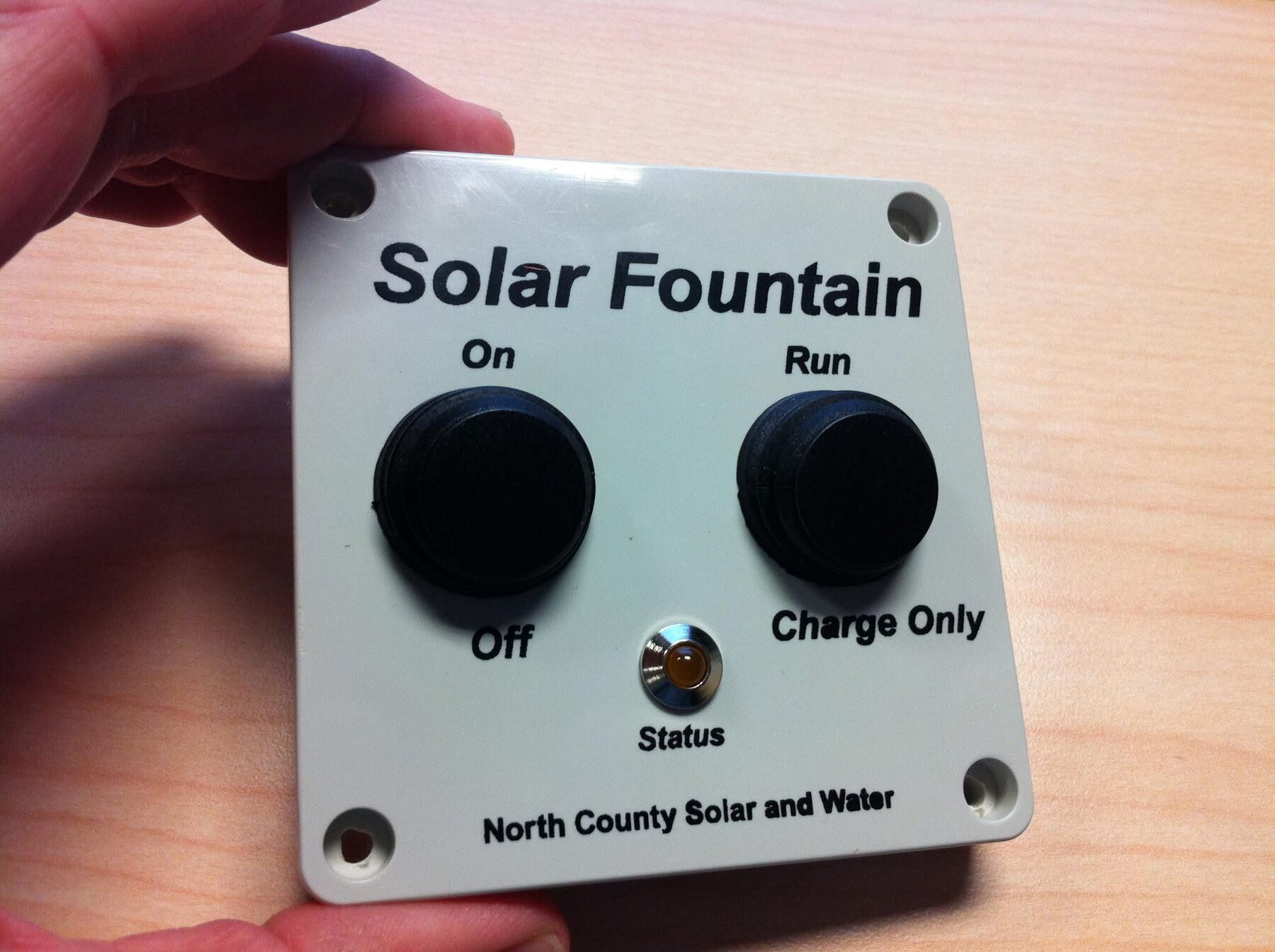 North County Solar and Water solar fountain controller product