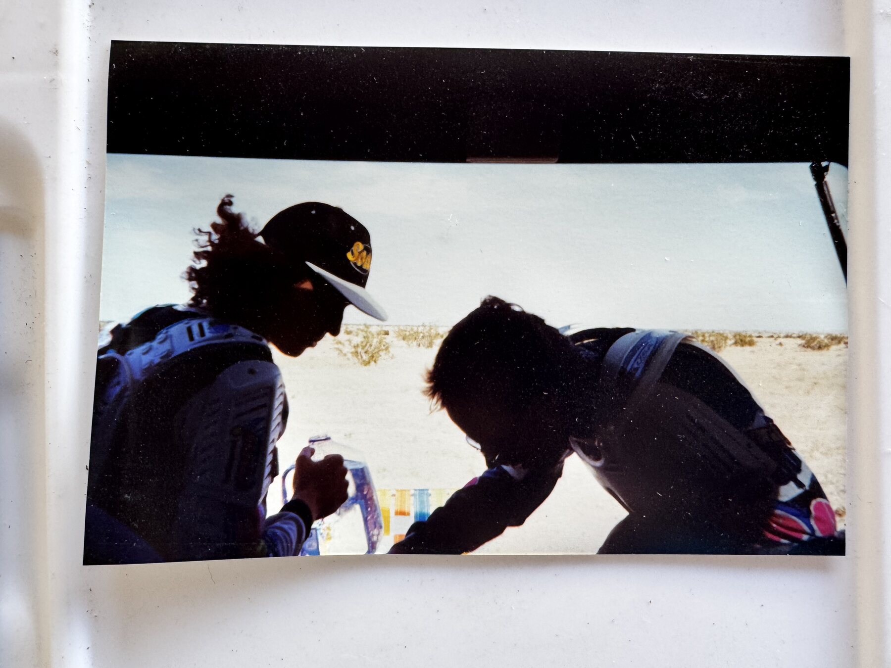 Bill Kelly and Kirk Baker in the Anza-Borrego Desert