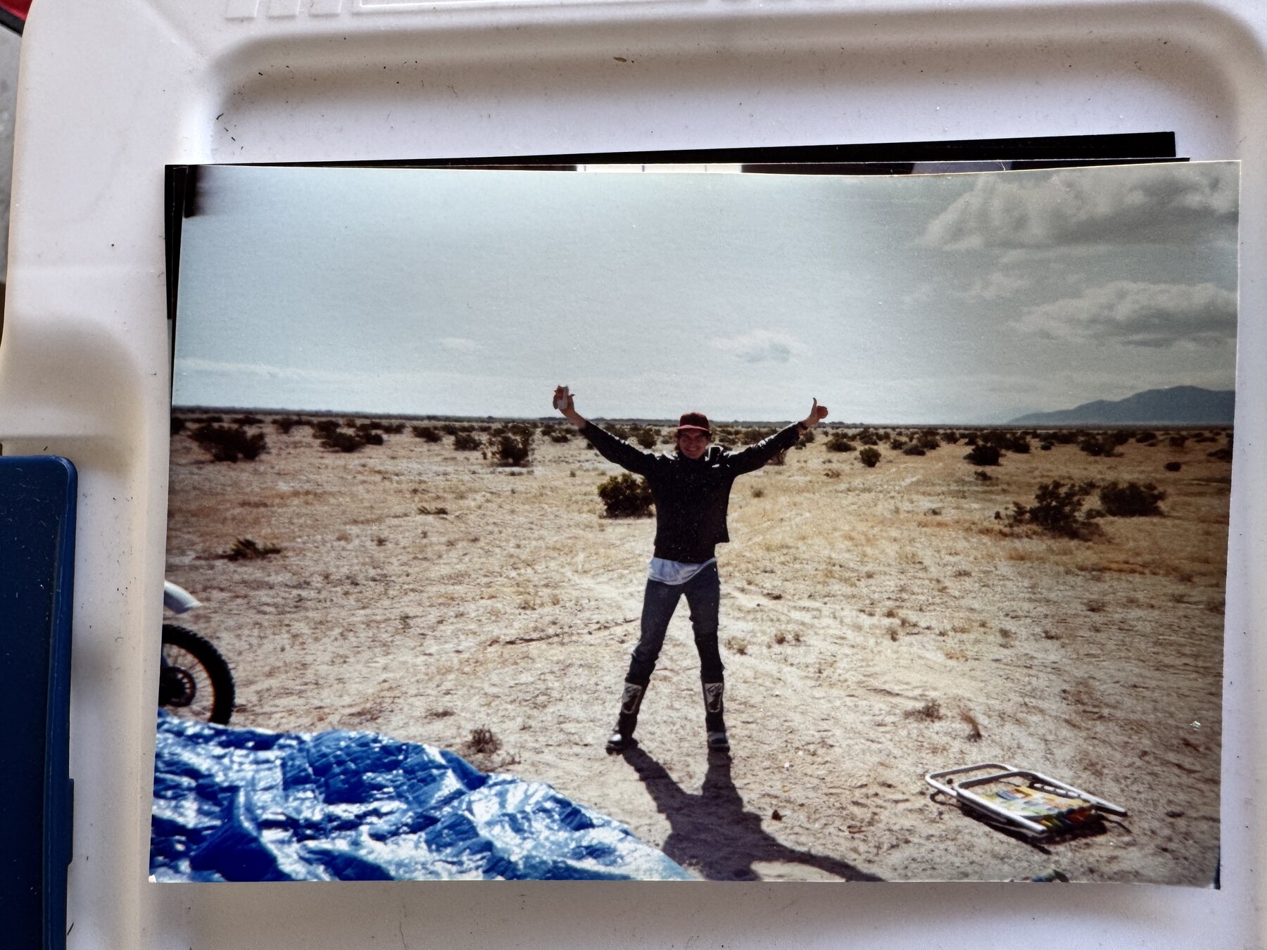 Desert pre-run scene in Anza-Borrego